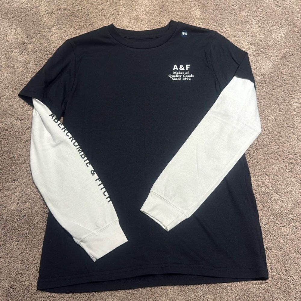 Abercrombie and fitch kids long sleeve “two shirt” 15/16 New